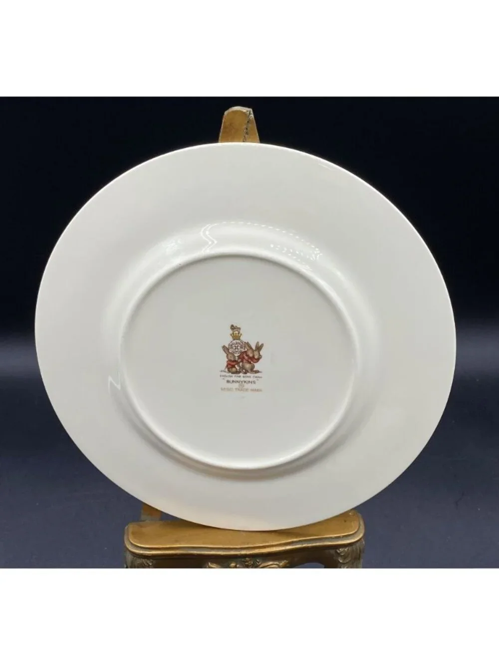 BUNNYKINS Child's Plate Royal Doulton Artist Painting a Portrait 8